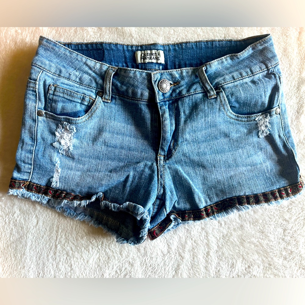 Celebrity Pink Jean shorts